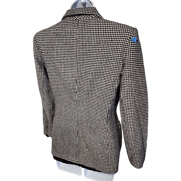 Chaus Jacket Womens 4 Blazer Flap Pockets Wool Coat Long Sleeve Full Zip Collar - Picture 2 of 5